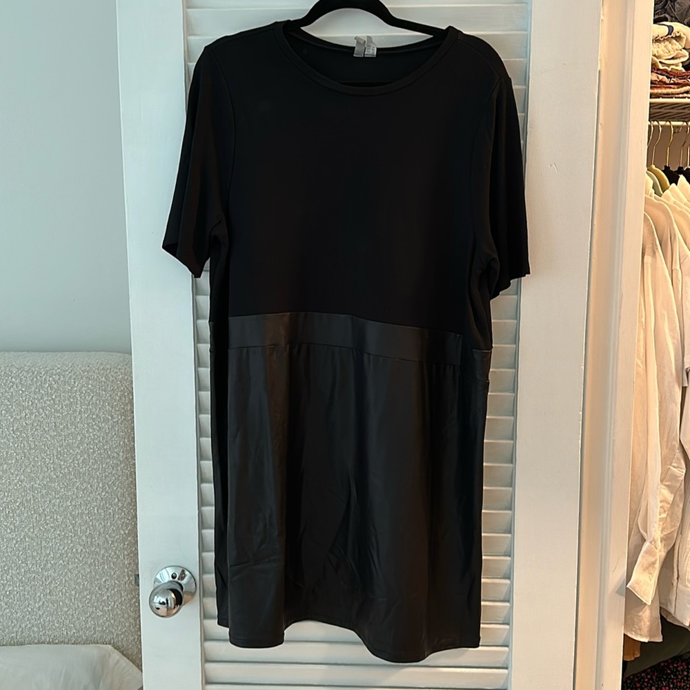 Black mini dress